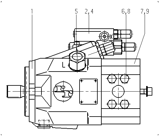 AAA10VO45DFR1/50L-PSC62K02-SO325 — Rysunek