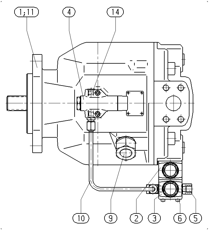 AHA10VO140DFLR/31R-PQC12N00 — Rysunek