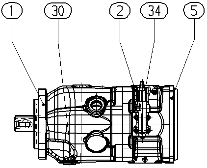 A A10V O100 DRS /32R-VKC72U68 E — Rysunek