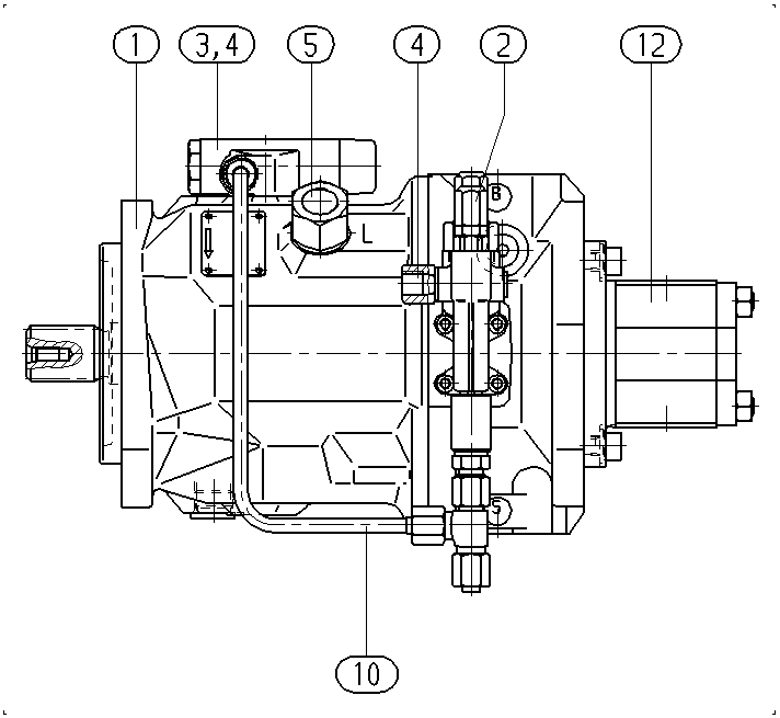 AA10VO100FHD/31R-PSC12G10 — Rysunek