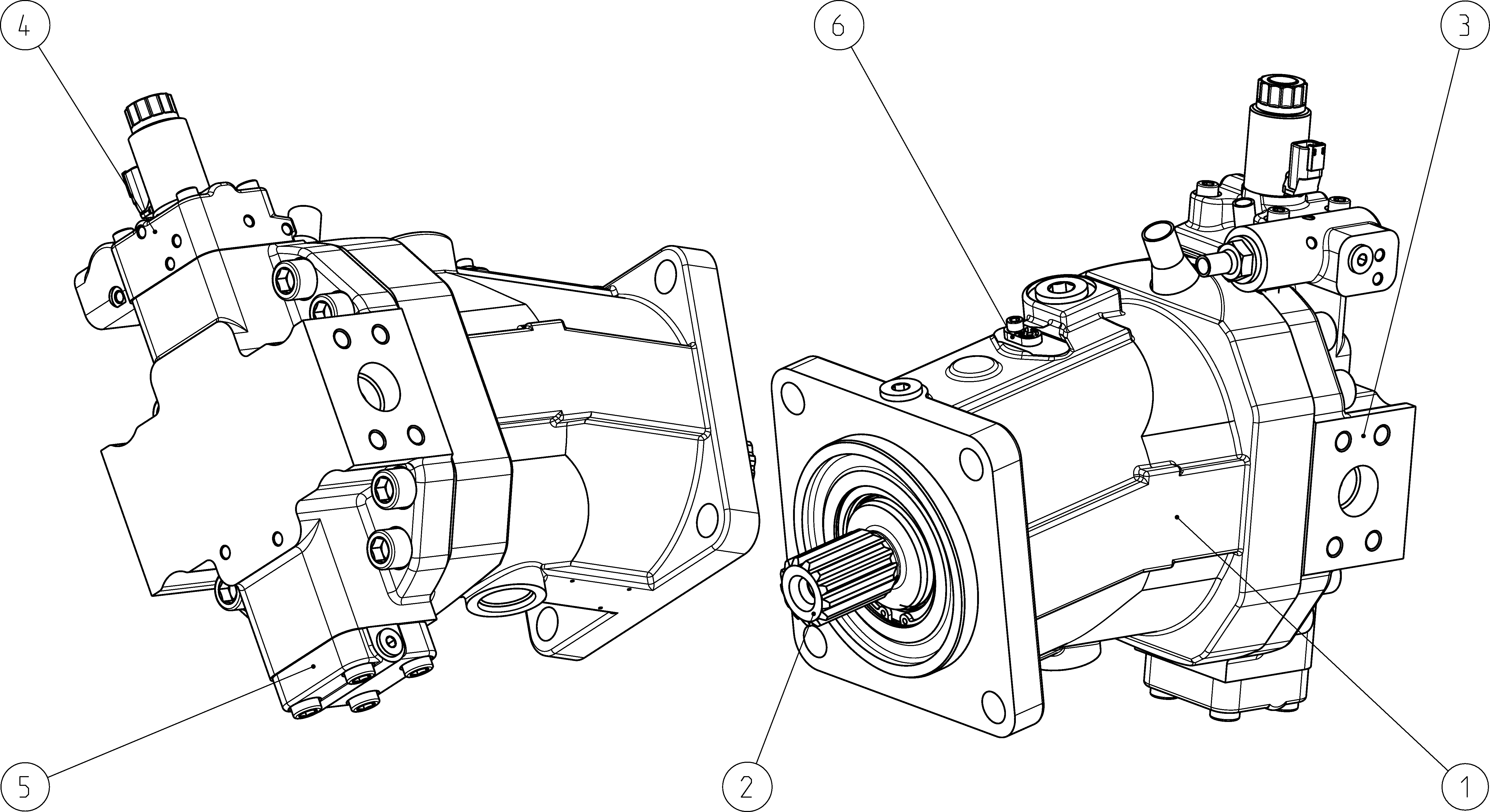 A6VM160EP5D1P001C/65AWV0D4T120U-0 — Rysunek