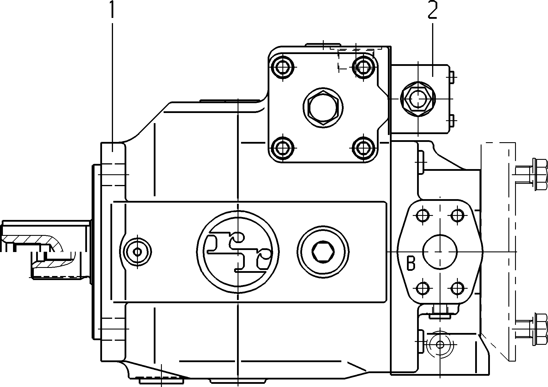 A A4VSO 40 DR /10R-VPB13KB3 — Rysunek