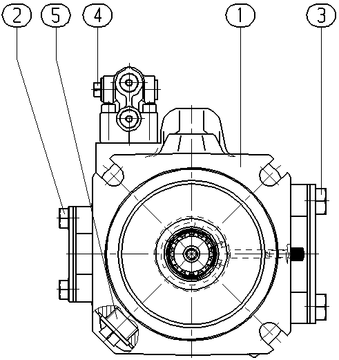 AL A10V O 60 DFR1/52R-VSD12K01 -S2854 — Rysunek