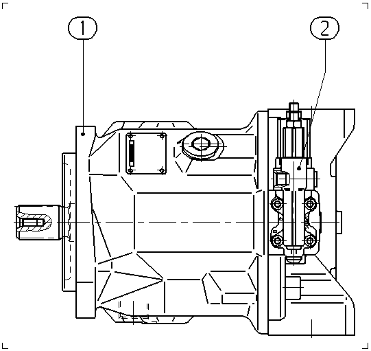 AH A10V O 74 DFR1/31R-VSC42N00 -S2823 — Rysunek