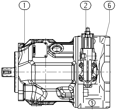 AP A10V O 45 DFR1/31R-VWC12K01 -S3003 — Rysunek