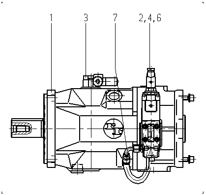 AA10VSO140DFE/31R-PPB12KB7-SO513 — Rysunek