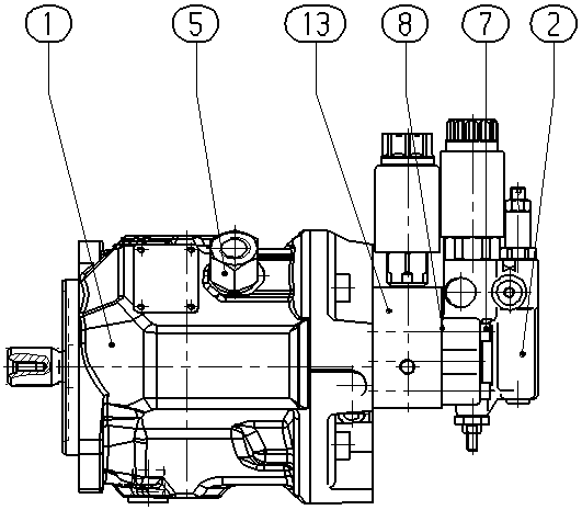 AA10VO28ED72/31R-VSC11N00H-S2302 — Rysunek
