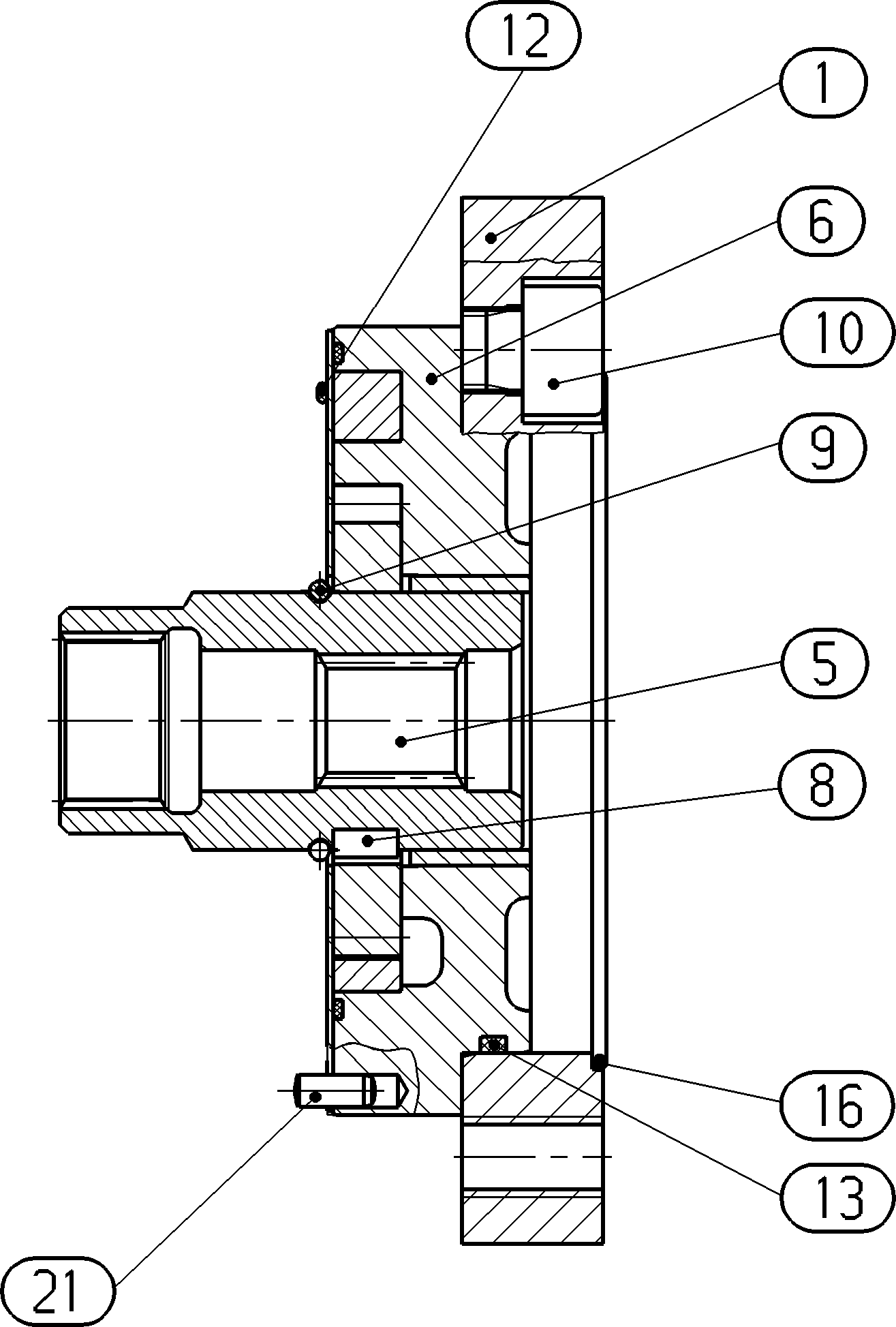 INTERNAL GEAR PUMP — Rysunek