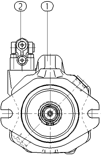 AL A10V O 45 DFR1/52L-VSC11N00 -S2343 — Rysunek