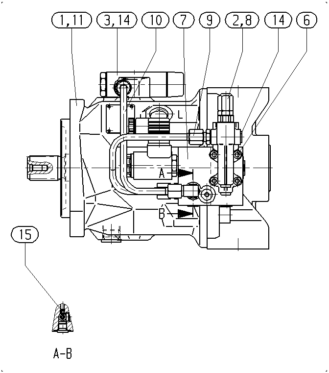 AHA10VO74DFLR/31R-VSC12N00-S1143 — Rysunek