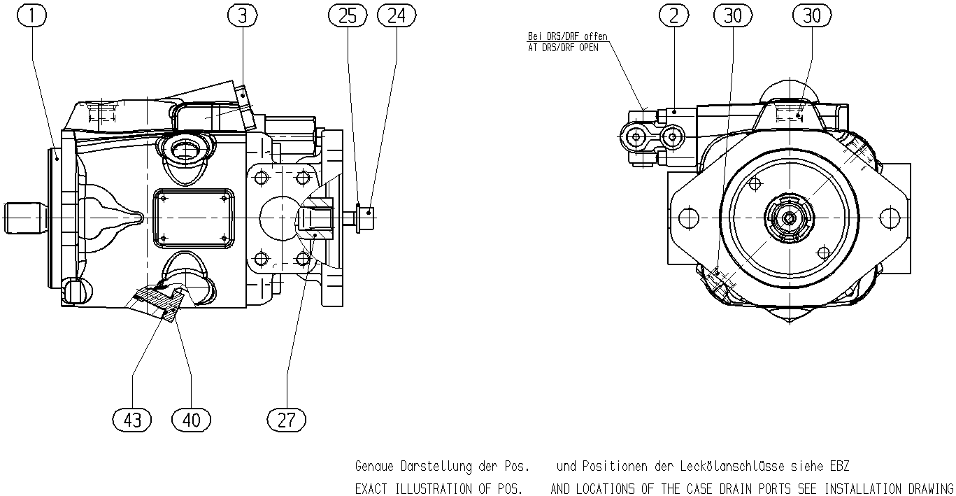 A A10V O 28 DRS /53R-VSC12K01 -S2366 — Rysunek