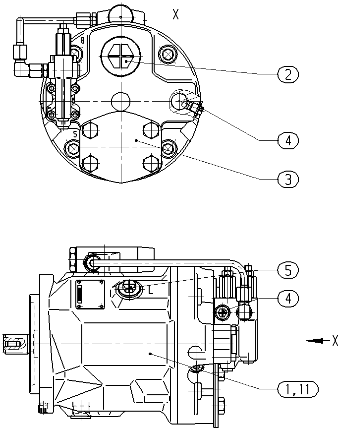 AP A10V O 71 DFLR/31R-VUC59N00 -S2537 — Rysunek