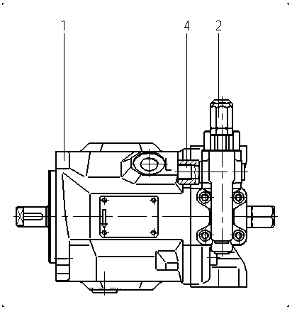 A A10VSO 18 DFR /31R-VPC12N00 -SO230 — Rysunek