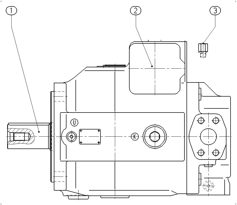 A AA4VSO 125 DRG /30R-PKD63K38 -SO103 — Rysunek