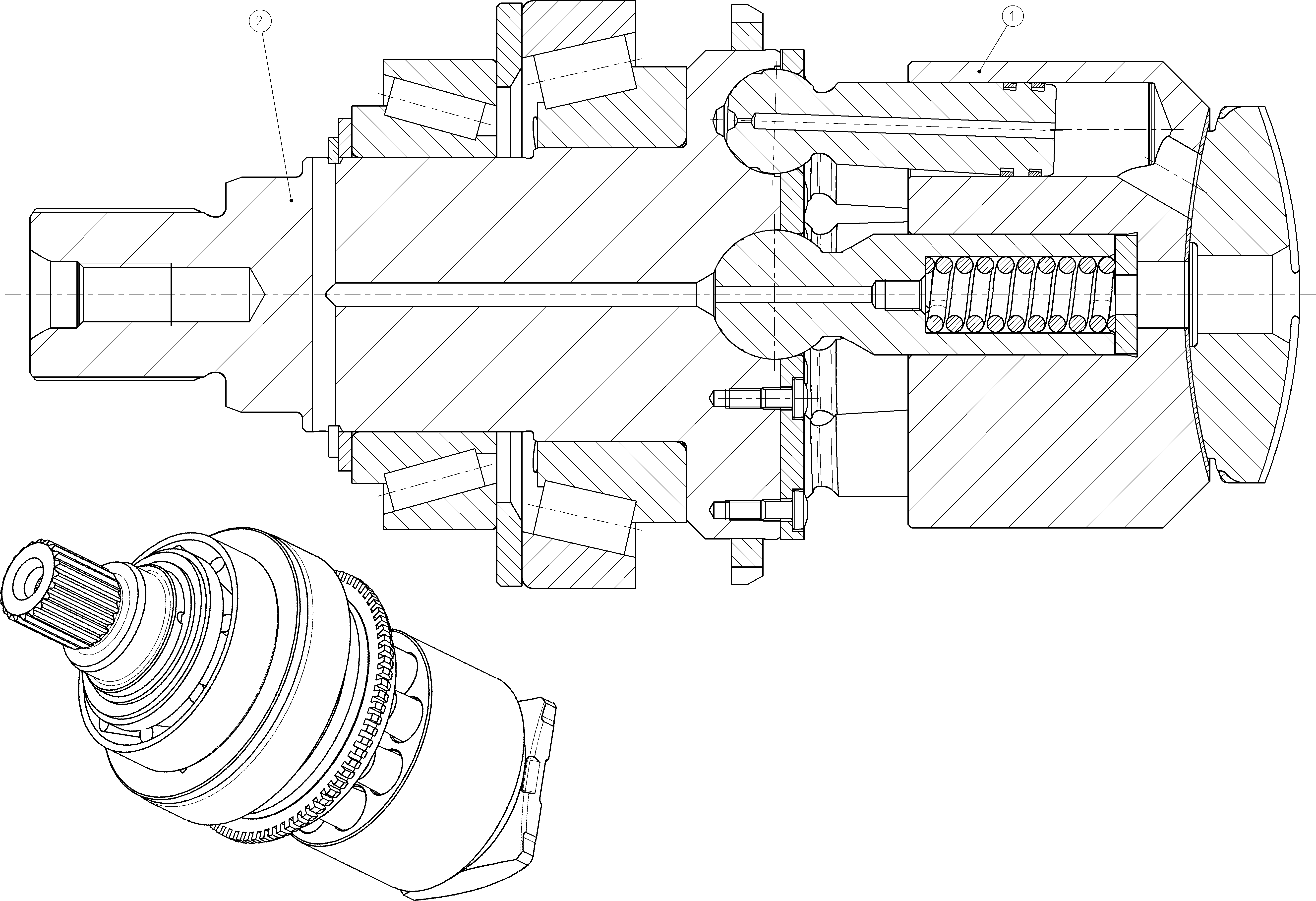 MECHANIZM NAPĘDOWY — Rysunek