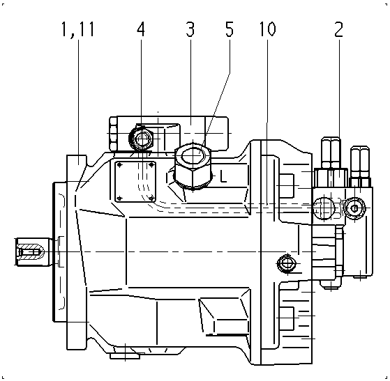 AA10VO100DFLR/31L-VUC11N00 — Rysunek