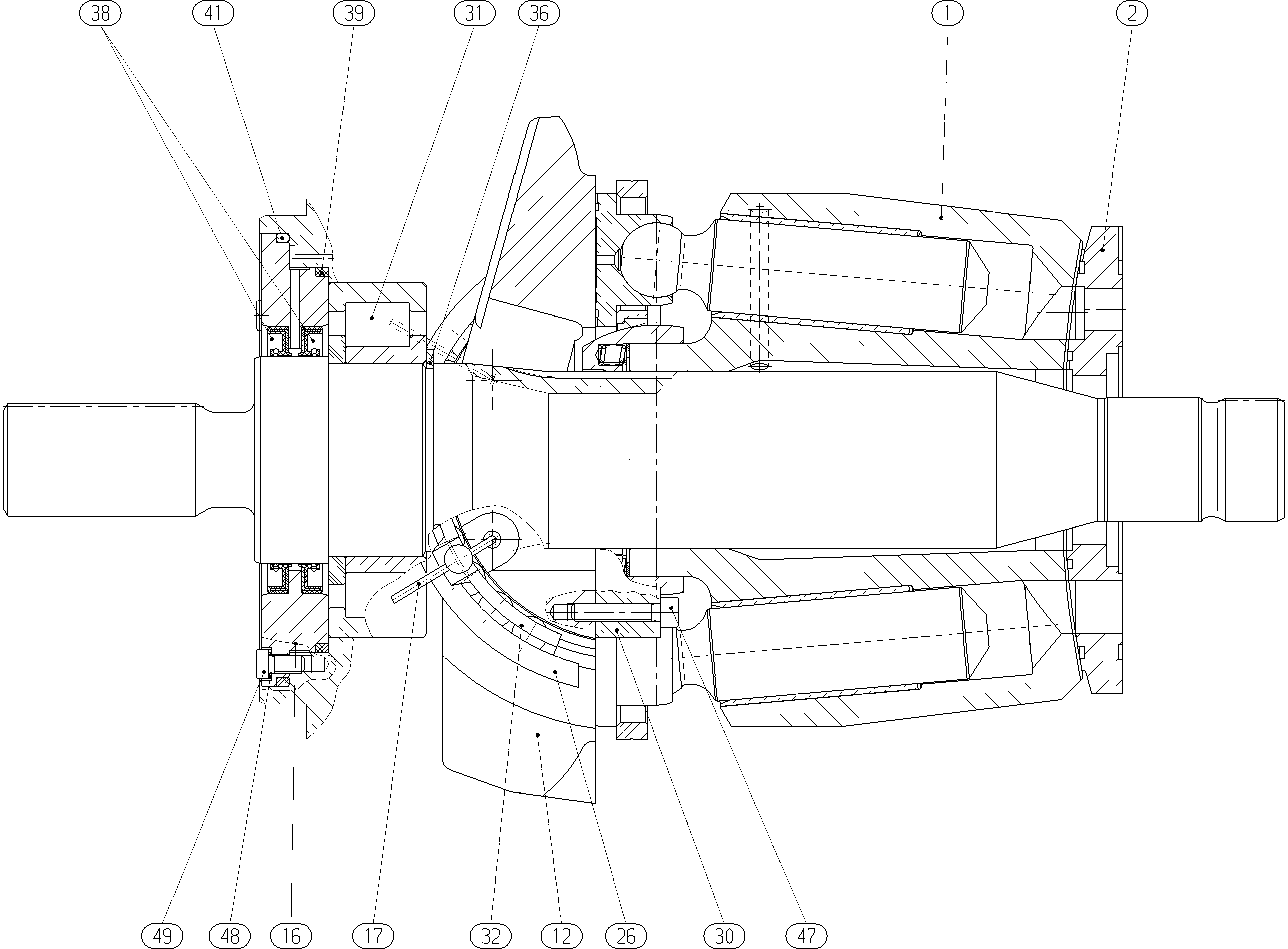MECHANIZM NAPĘDOWY — Rysunek