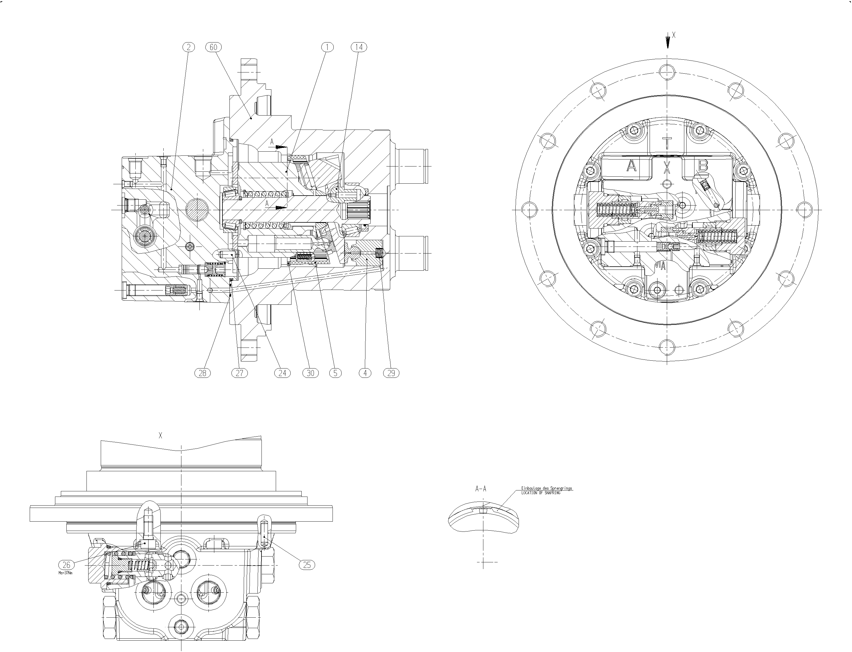 A10VT28HZ/10W140-NN81N000 — Rysunek