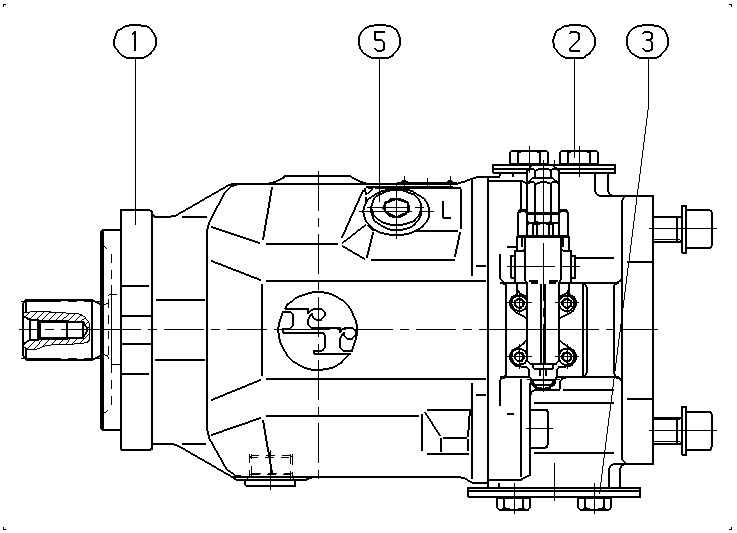 AL A10V O 71 DR /31R-PSC12K07 -SO420 — Rysunek