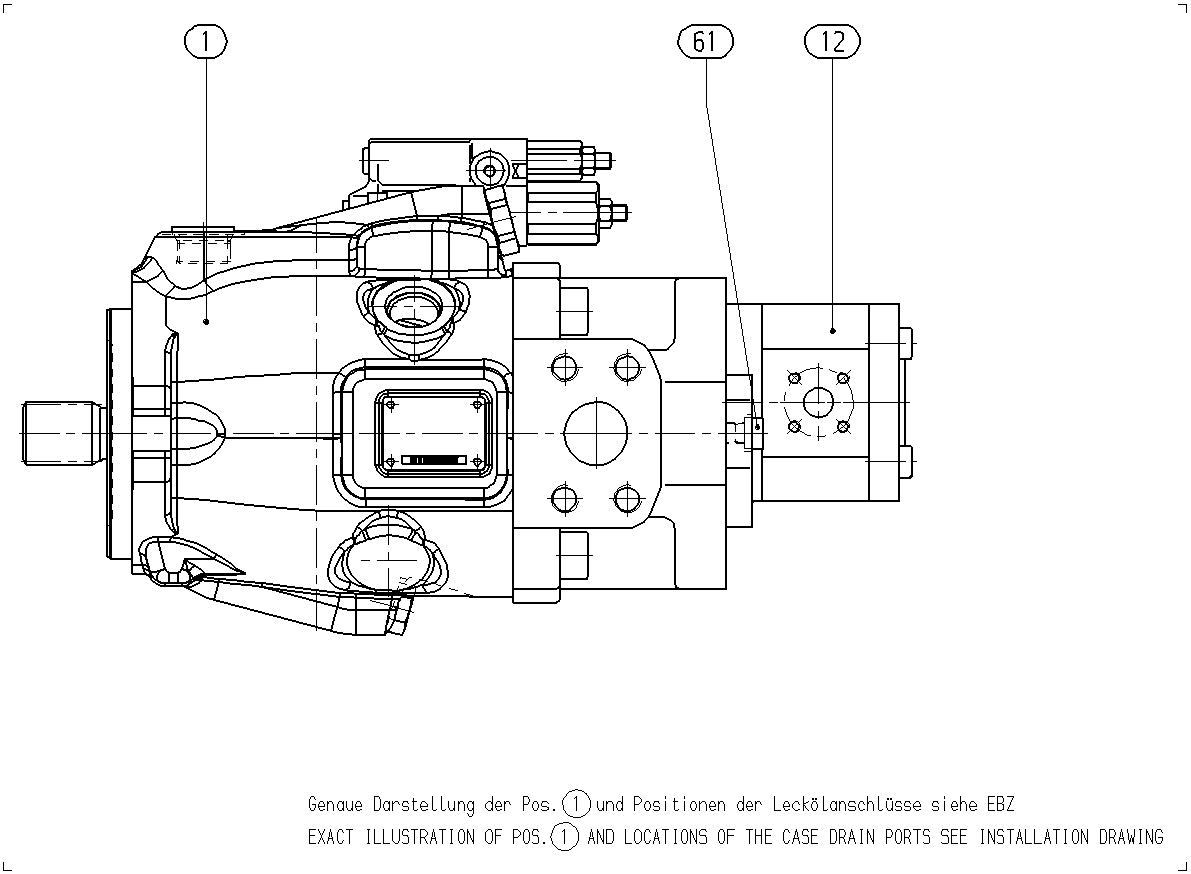 A A10V O 45 DRS/53L-VSC12G40 — Rysunek