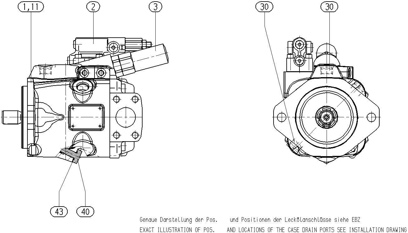 A A10V O 63LA7DG/53R-VSC62N00 — Rysunek