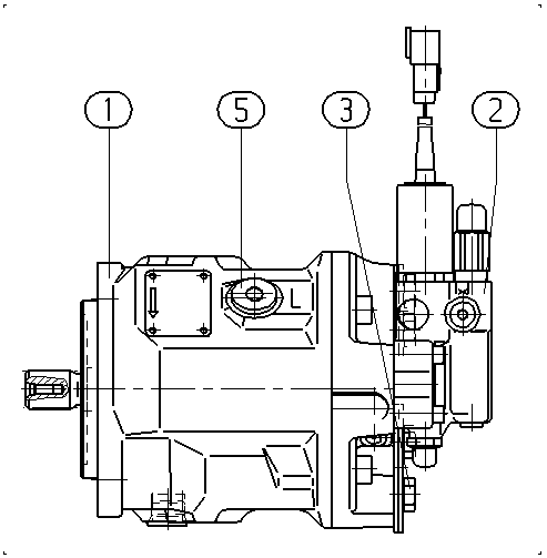 APA10VO100ED61/31R-PUC61N00-SO805 — Rysunek