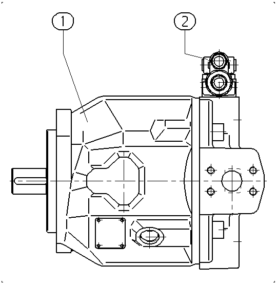 AA10VO71DR/31L-PKC92N00 — Rysunek