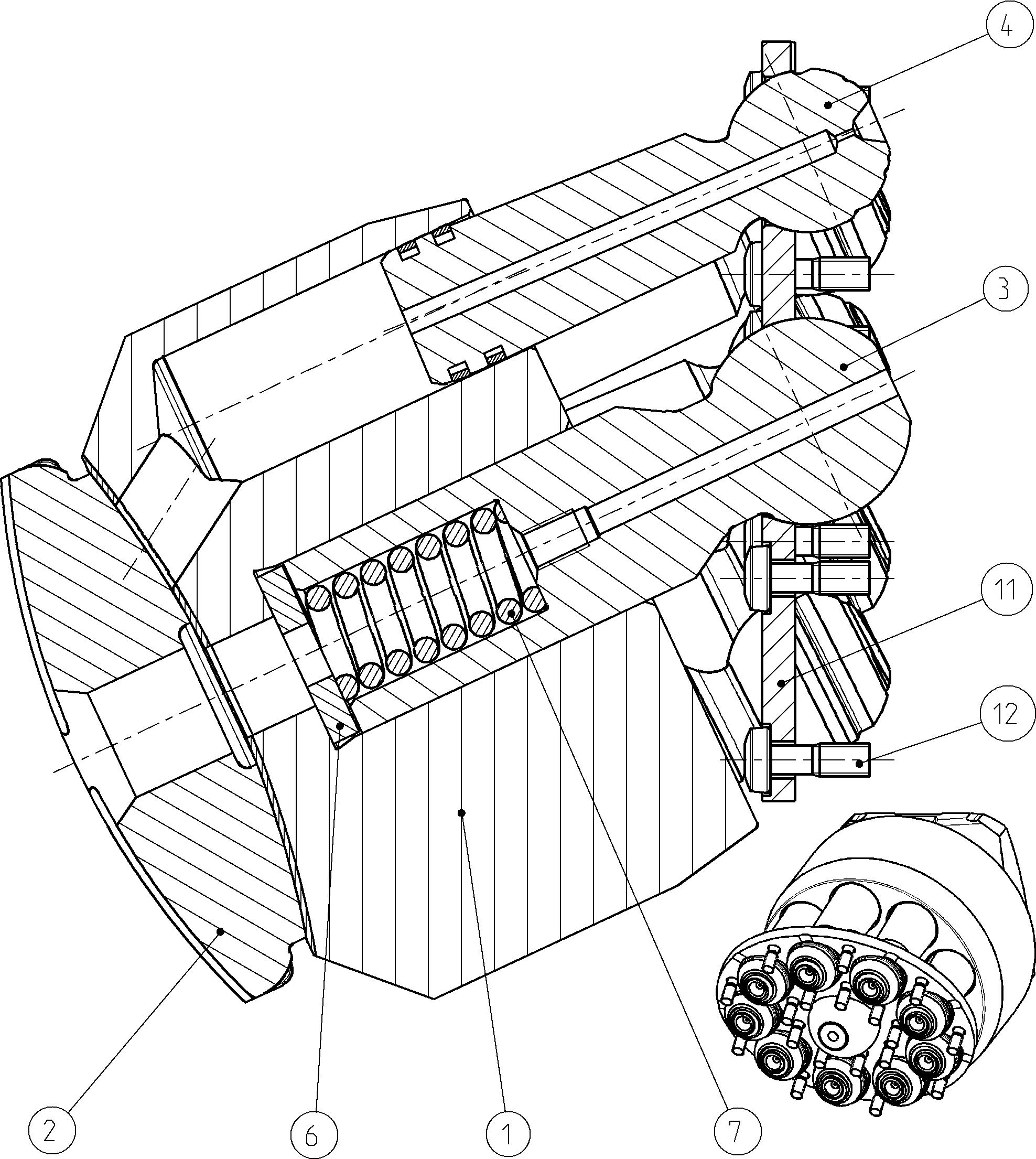 MECHANIZM NAPĘDOWY — Rysunek