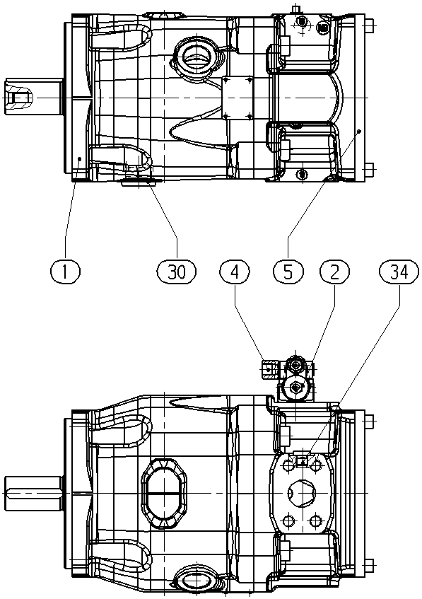 A A10VSO100 DRS/32L-VPB22U99 — Rysunek