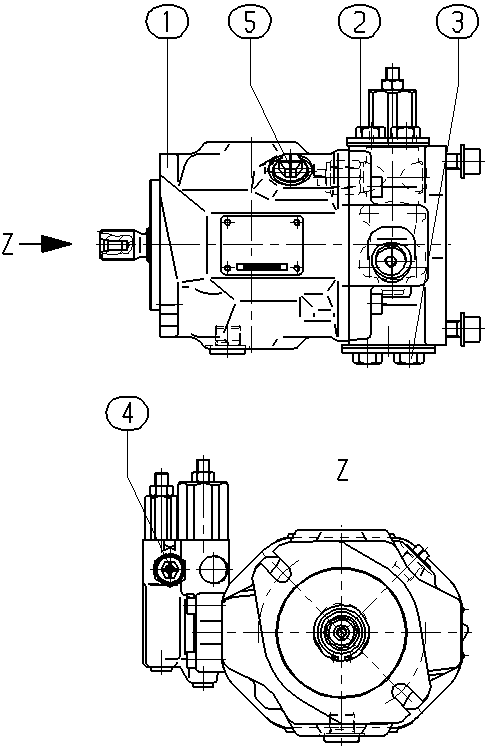 AL A10VSO 18 DFR1/31L-PSC12K52 — Rysunek