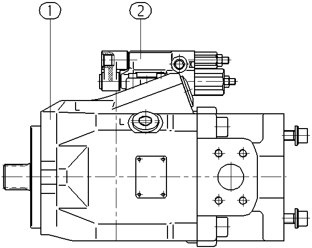 AA10VO85DFR1/52L-VWC43K68-S1432 — Rysunek