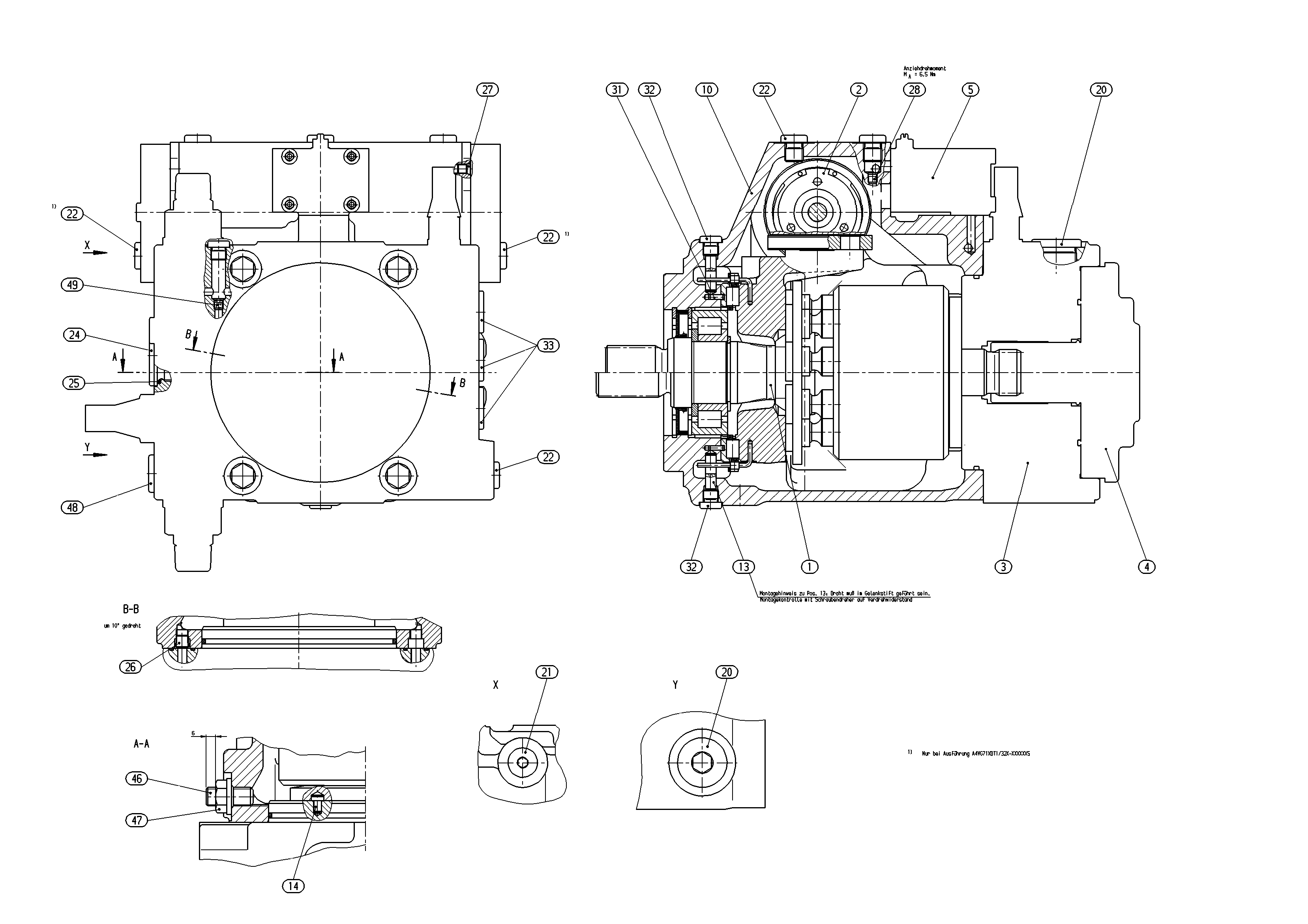 A4VG71EP4D1/32L-NTF02F001SP — Rysunek