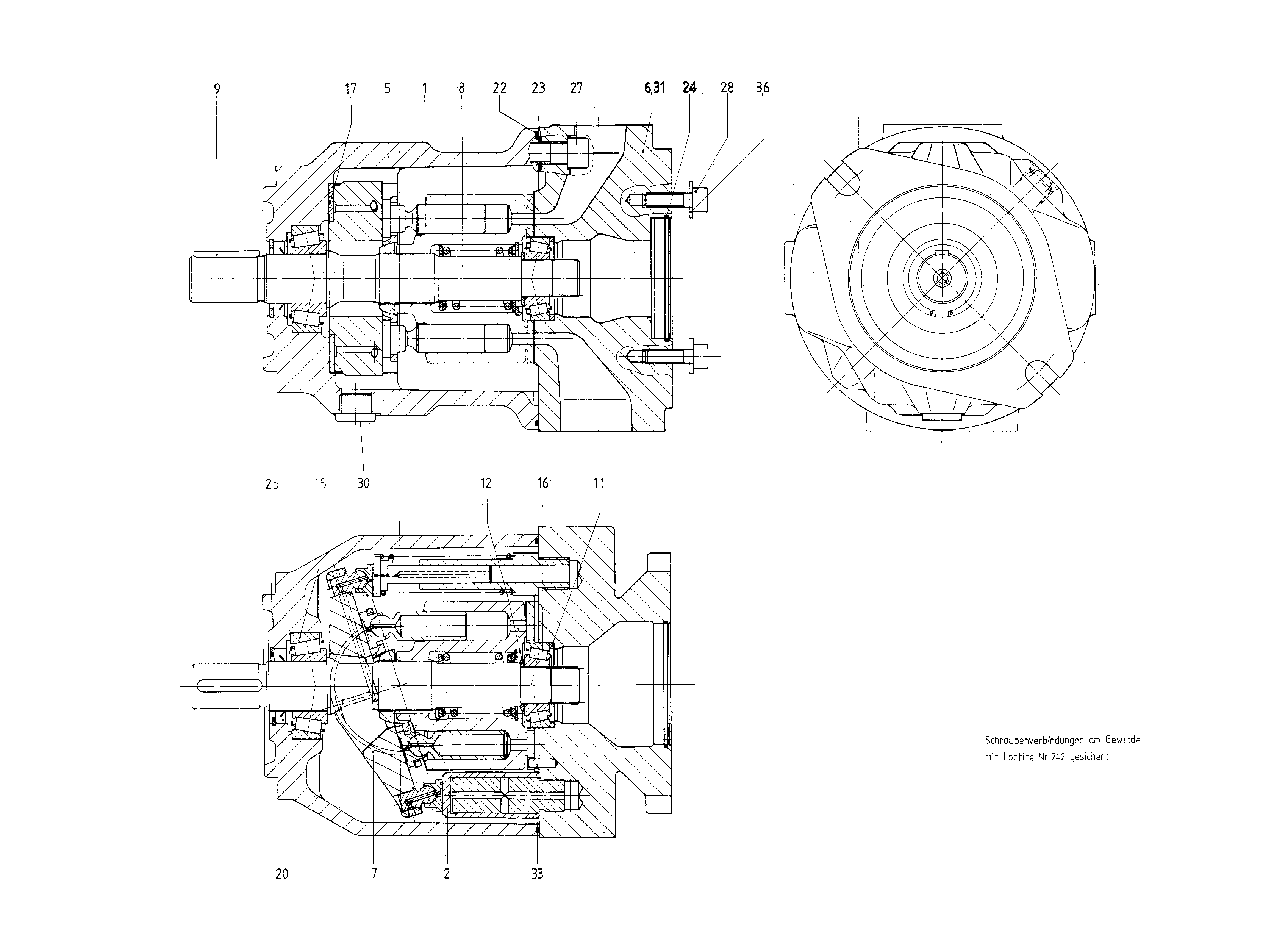 G AA10VSO 71 OV /31R-PKC92K01 -SO 13 — Rysunek