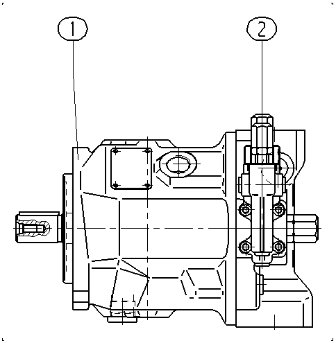 A A10VSO 28 DR /31R-PPA12N00 -SO239 — Rysunek