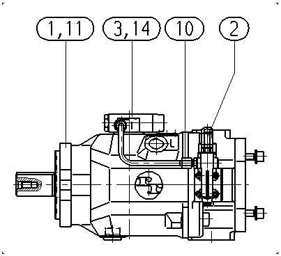 AA10VSO100DFLR/31R-PPA12K01-SO160 — Rysunek