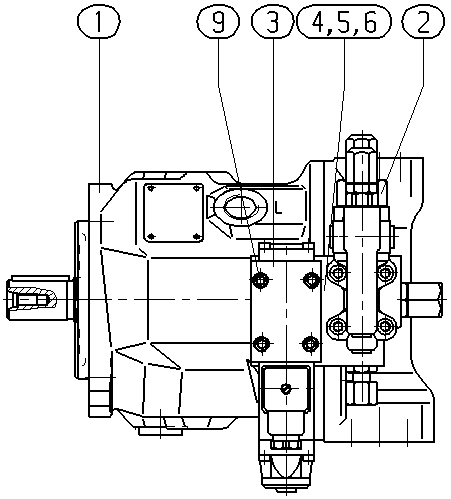 A A10VSO 28 DR /31R-PPA12N00 -SO108 — Rysunek