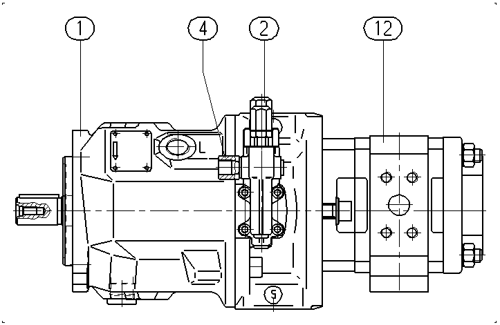 AA10VSO100DRG/31R-PPA12X70 — Rysunek