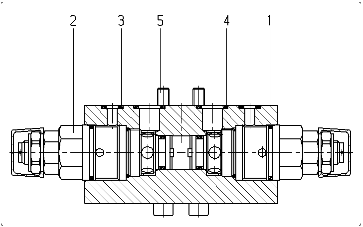 HYDRAULICZNY ZAWÓR UPUSTOWY — Rysunek