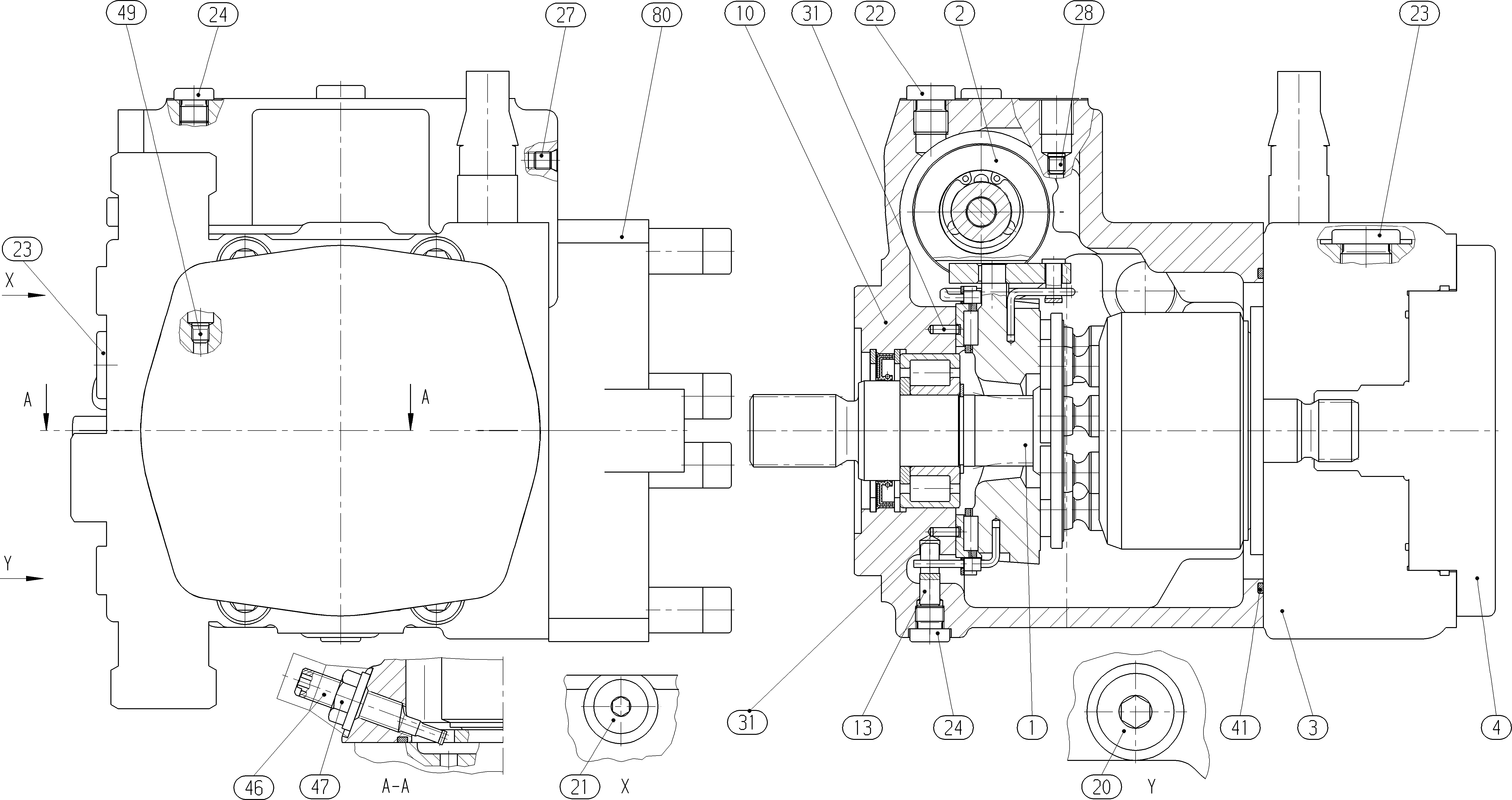 A10VG28DGD1/10R-NSC10F015S-S — Rysunek