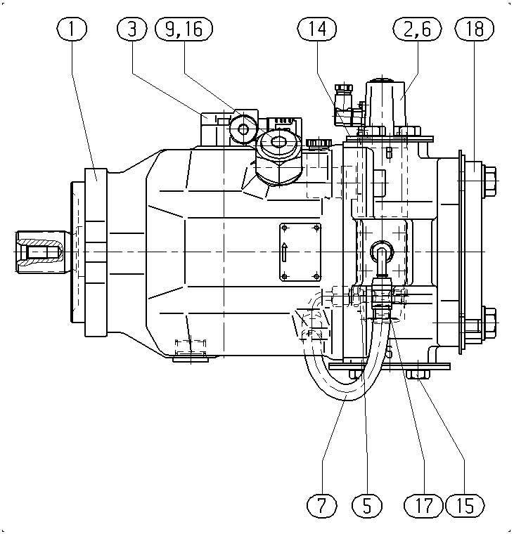 AA10VO100FE1/31L-PSC12K24-SO479 — Rysunek