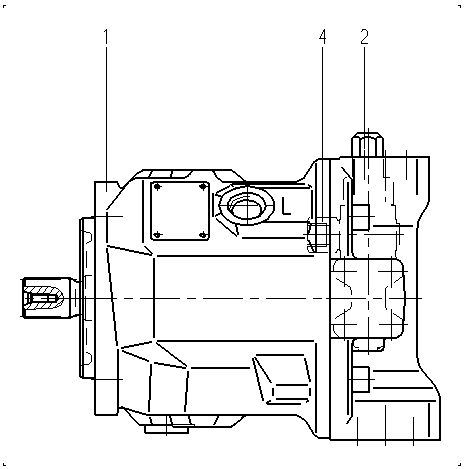 A A10V O 28 DRG /31L-VSC12N00 -SO267 — Rysunek