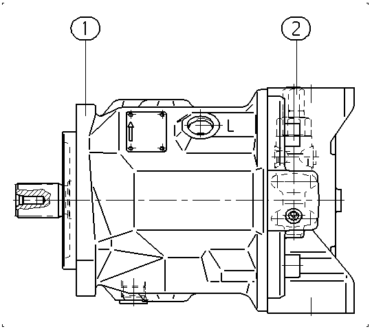 AH A10V O110 DFR1/31L-VUC12N00 -SO974 — Rysunek