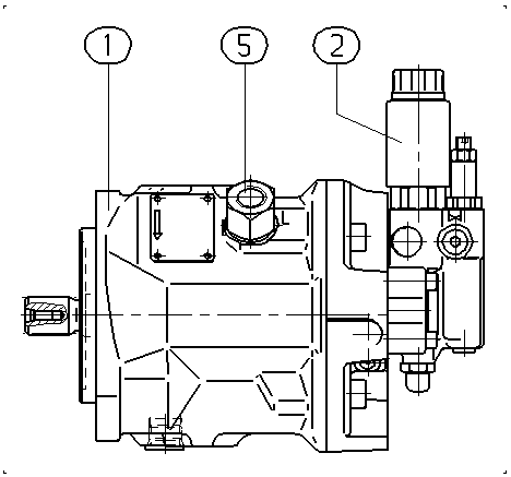 AA10VO45ED73/31R-VSC11N00P — Rysunek