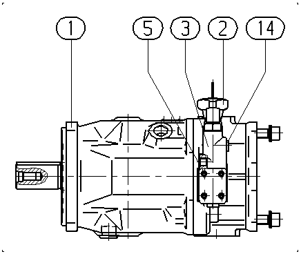 A A10VSO140 DFR1/31R-PPB12KB7 -SO155 — Rysunek