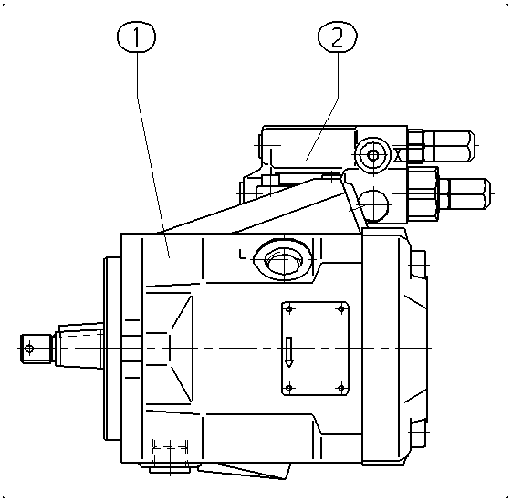 AA10VO28DFR1/52R-PCC61N00 — Rysunek