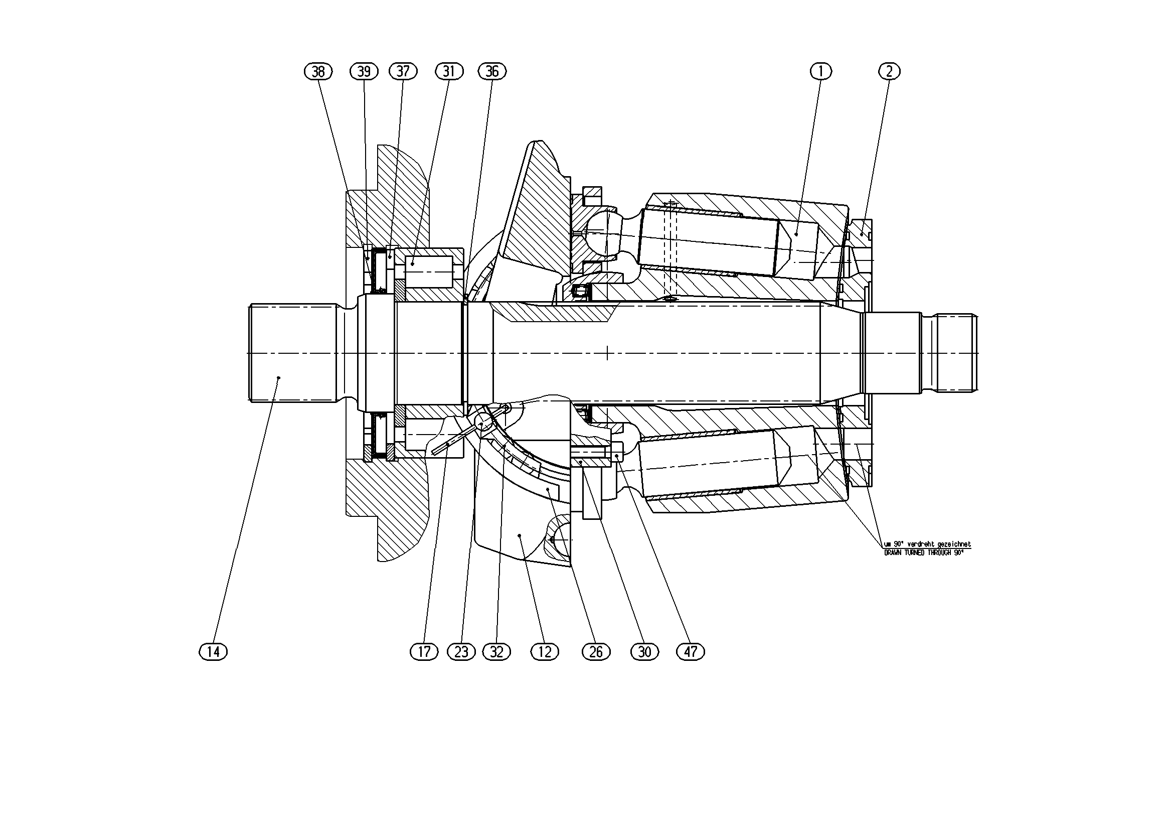 MECHANIZM NAPĘDOWY — Rysunek