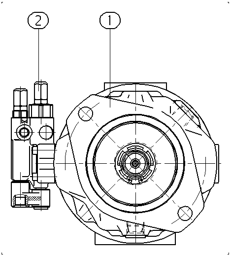 AA10VO71DFR1/31L-PSC92K68-S1186 — Rysunek