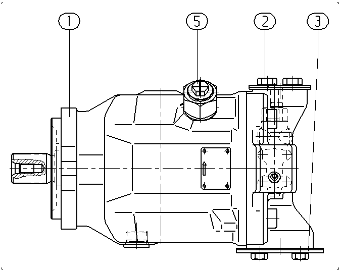 AL A10V O 45 DR /31L-VSC12N00 — Rysunek