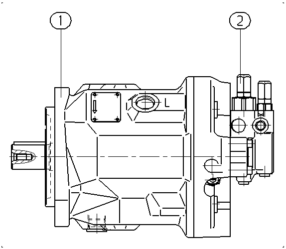 A AA10VSO 71 DRG /31R-PKC91N00 — Rysunek