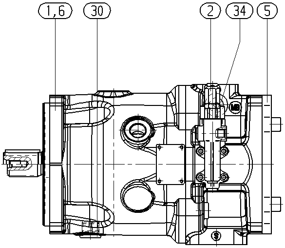 A A10VSO 71 DRS /32R-VPB22U99 -S2183 — Rysunek